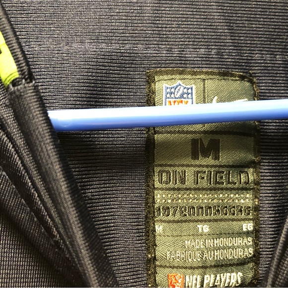 Nike On Field NFL Authentic Seattle Seahawks #3 Wilson Women's  Blue Jersey Sz M - Picture 11 of 12